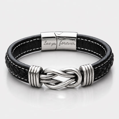 To My Man, You Are The One Forever Linked Bracelet