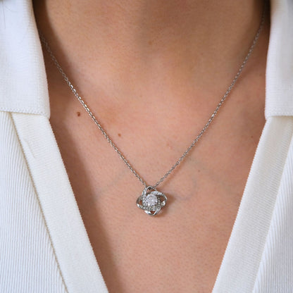 Forever Rose - Loveknot necklace - Mother's day gift
