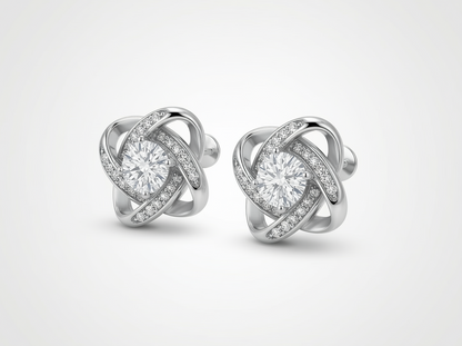 Liefdesknoop oorbellen