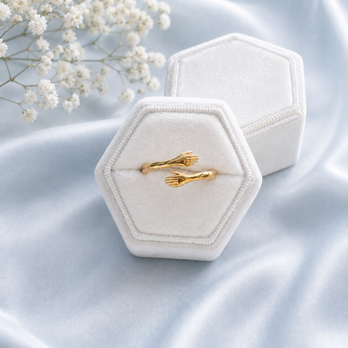 The Hug Ring Engraved - A Hug You Can Hold